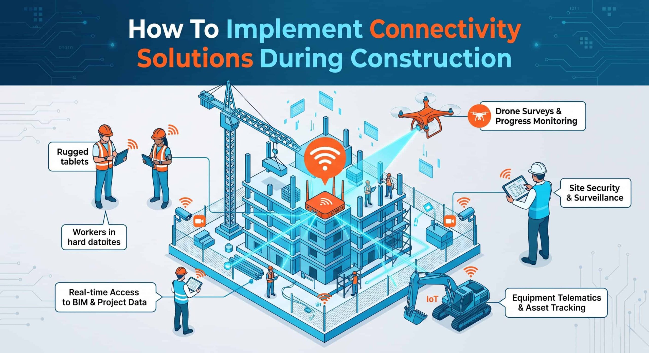 How To Implement Connectivity Solutions During Construction?